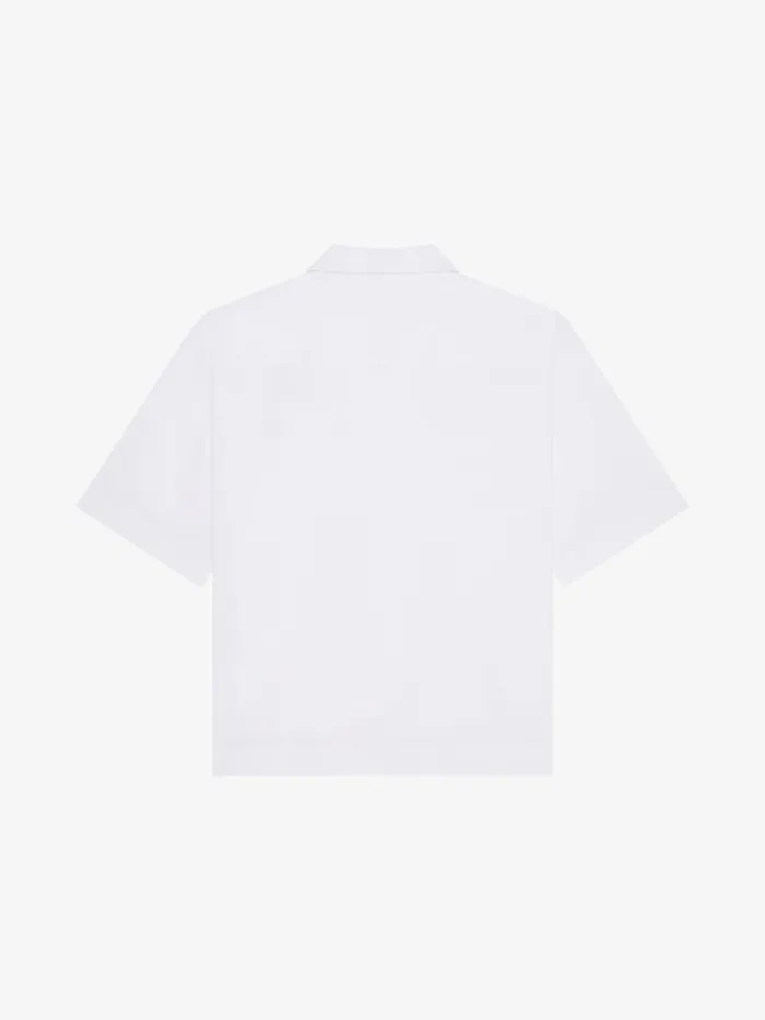 1952 Boxy Fit Shirt In Poplin White Men Givenchy Shirts