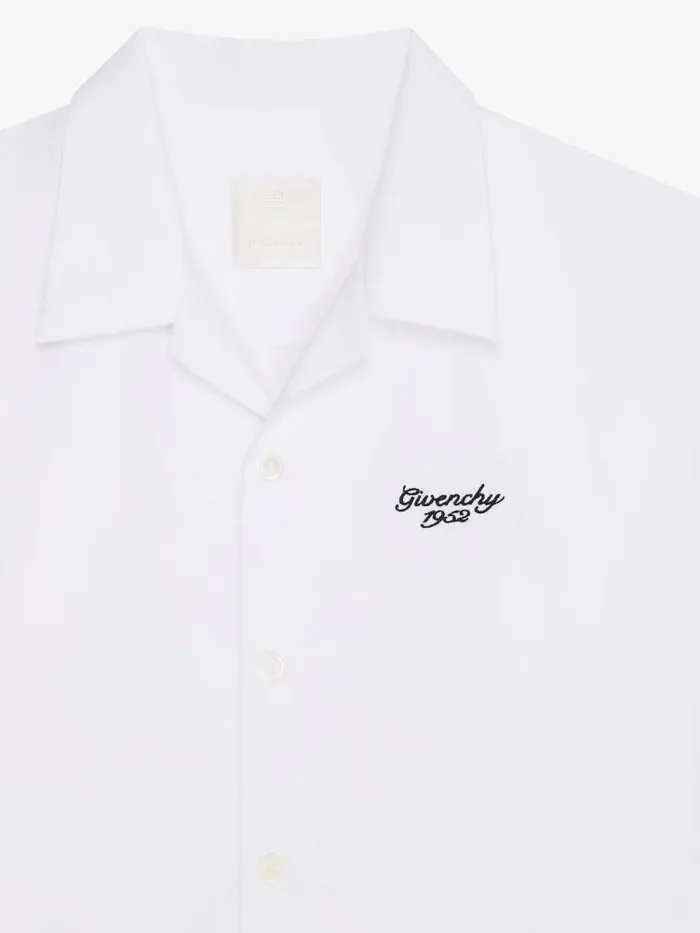 1952 Boxy Fit Shirt In Poplin White Men Givenchy Shirts