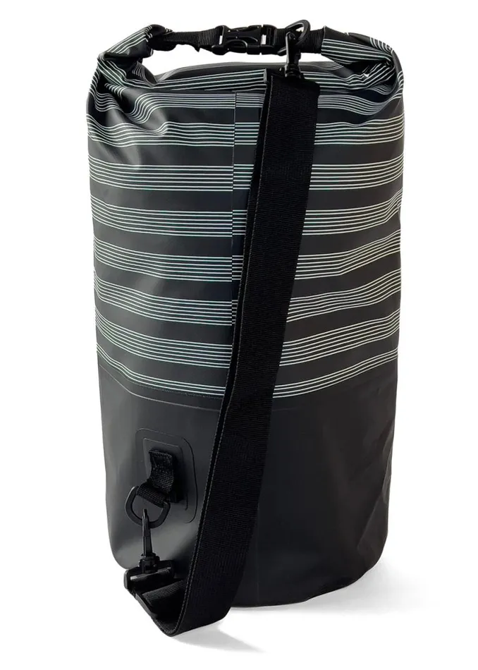 7 Seas 20L Dry Pack Black Stripe Men Vissla Bags
