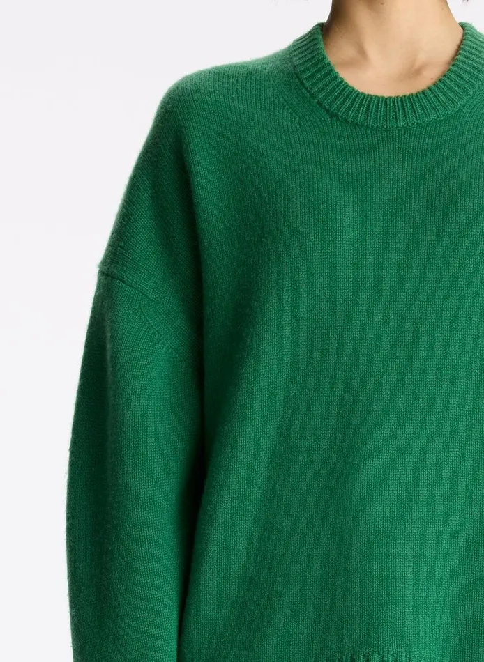 Accessories Women ALC Ayden Wool Cashmere Sweater Moss Accessories Women ALC Ayden Wool Cashmere Sweater Moss