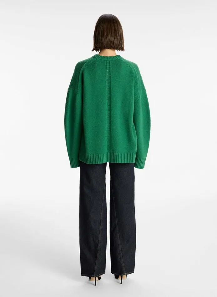 Accessories Women ALC Ayden Wool Cashmere Sweater Moss Accessories Women ALC Ayden Wool Cashmere Sweater Moss