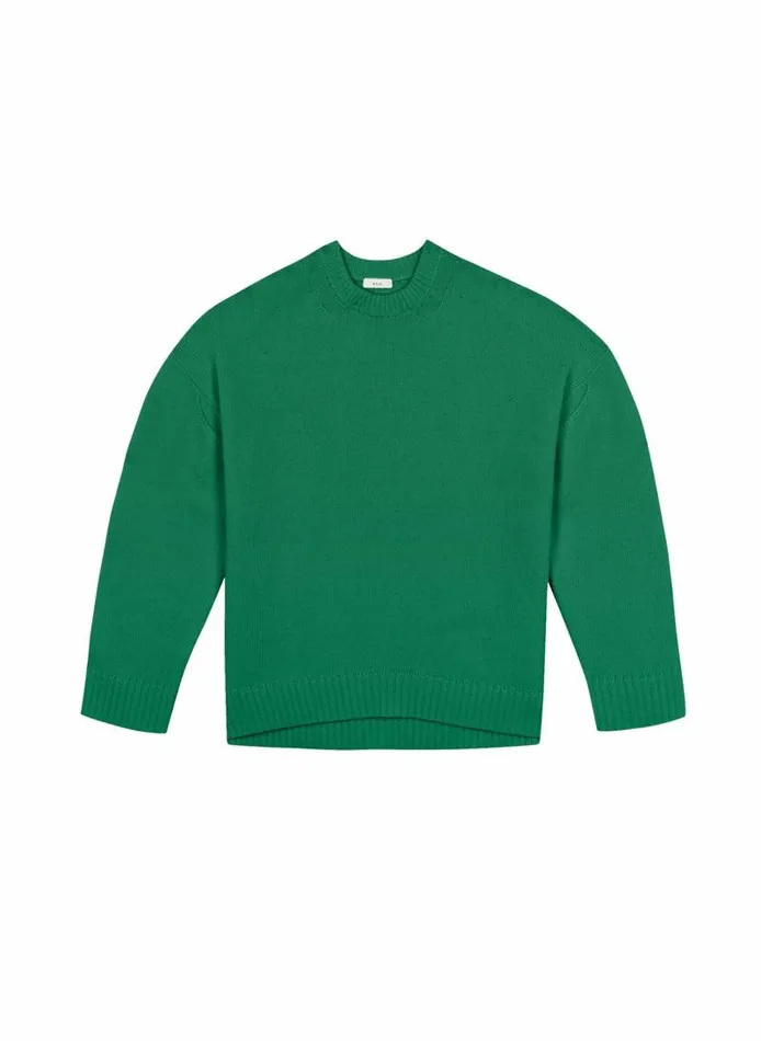 Accessories Women ALC Ayden Wool Cashmere Sweater Moss Accessories Women ALC Ayden Wool Cashmere Sweater Moss