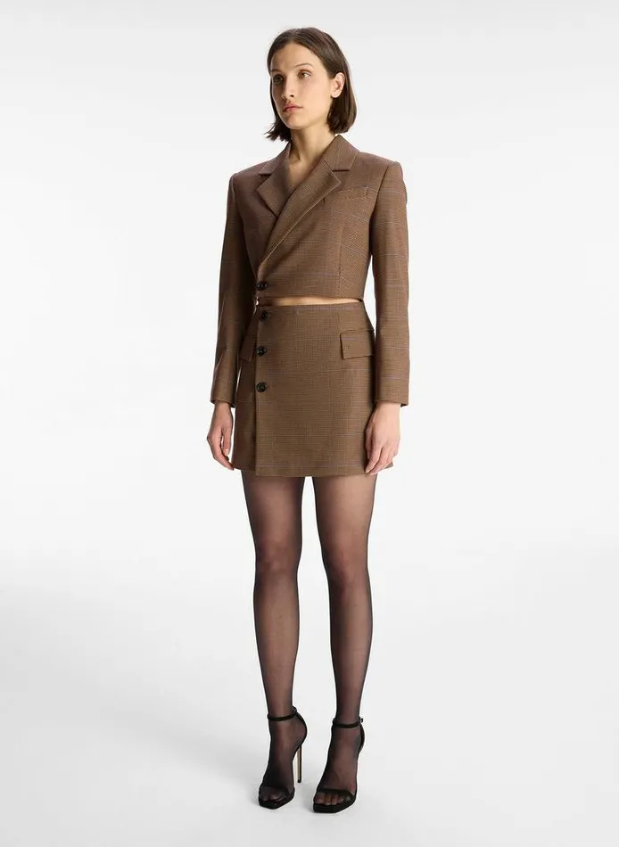 Accessories Women ALC Millie Cut Out Blazer Dress Chestnut Multi Accessories Women ALC Millie Cut Out Blazer Dress Chestnut Multi