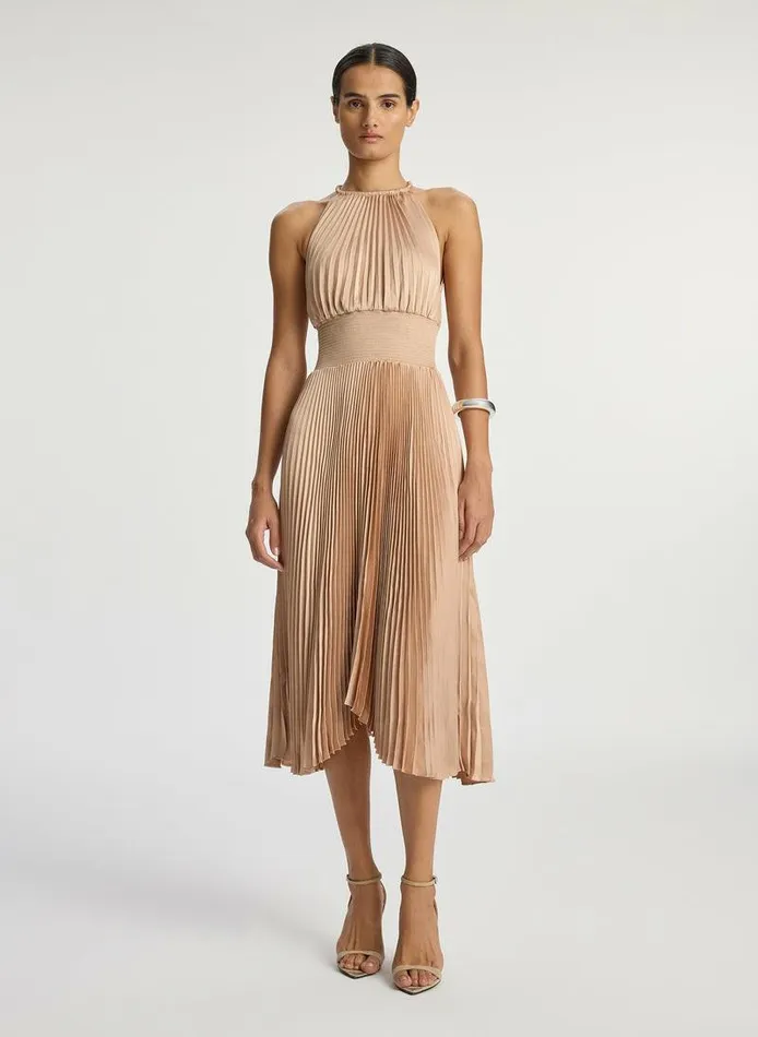 Accessories Women ALC Renzo II Satin Pleated Dress Bella