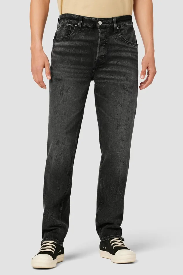 Additional Inseams Men Hudson Jeans Reese Straight Leg Jean 32034 Inseam Onyx