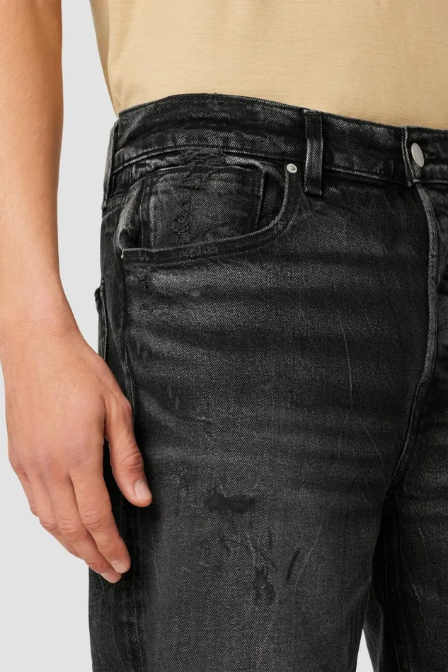 Additional Inseams Men Hudson Jeans Reese Straight Leg Jean 32034 Inseam Onyx