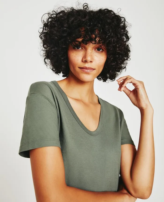 AG Jeans Aspen U Hunter Sage Women Tees and Tanks