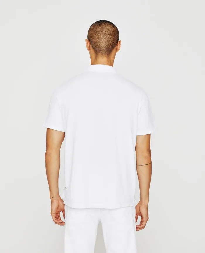 AG Jeans Bryce Polo True White Men Polos AG Jeans Bryce Polo True White Men Polos