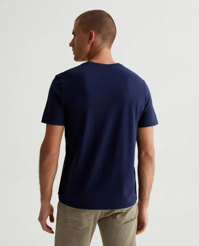 AG Jeans Bryce Vee Deep Navy Men Tees AG Jeans Bryce Vee Deep Navy Men Tees