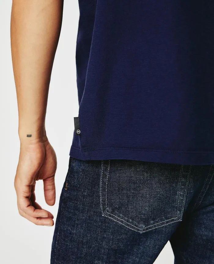 AG Jeans Bryce Vee Deep Navy Men Tees AG Jeans Bryce Vee Deep Navy Men Tees