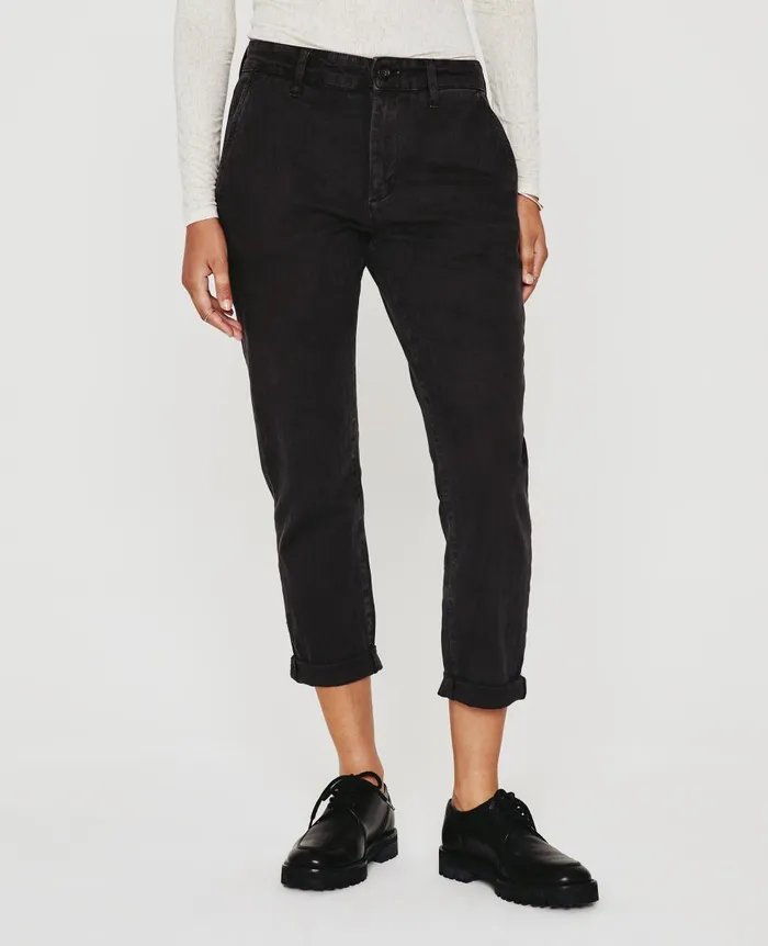 AG Jeans Caden Sulfur Black Women Pants AG Jeans Caden Sulfur Black Women Pants