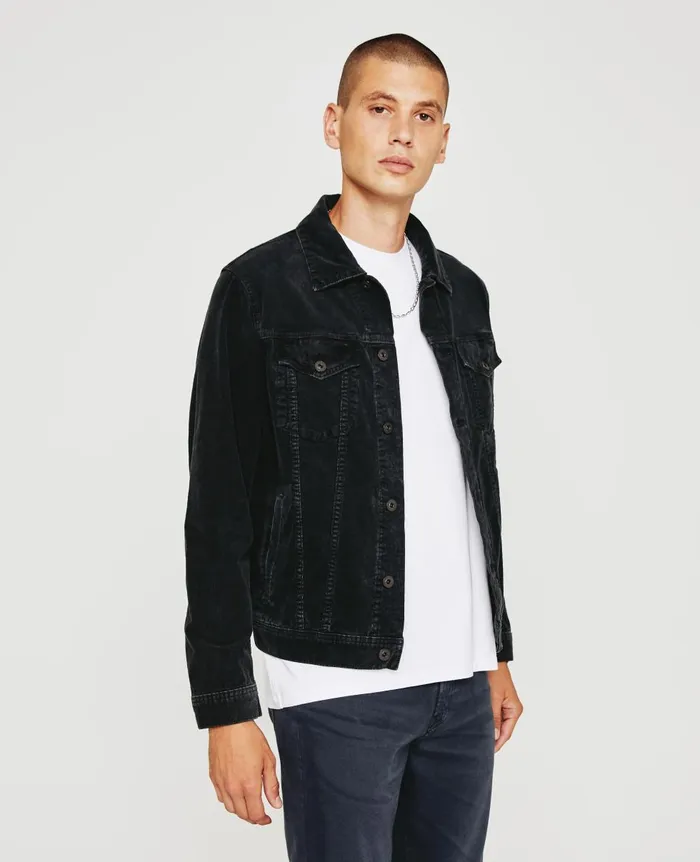 AG Jeans Dart Jacket Sulfur Gunpowder Men Jackets