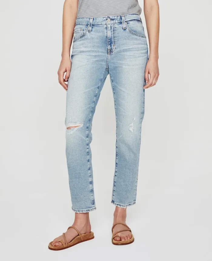AG Jeans ExBoyfriend Slim 20 Years Fossil Women Denim AG Jeans ExBoyfriend Slim 20 Years Fossil Women Denim