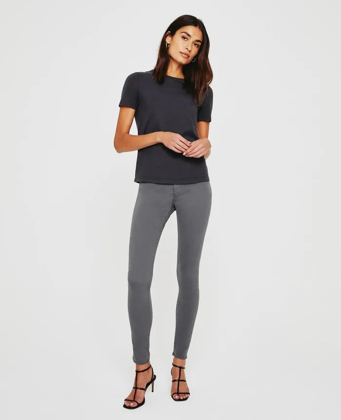 AG Jeans Farrah Skinny Folkestone Grey Women Pants