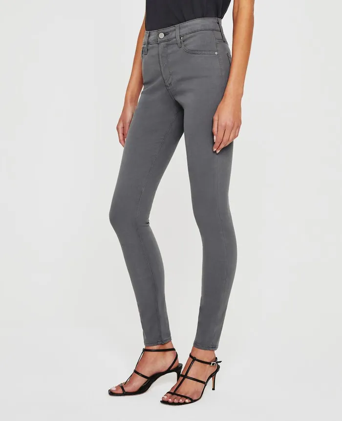 AG Jeans Farrah Skinny Folkestone Grey Women Pants AG Jeans Farrah Skinny Folkestone Grey Women Pants