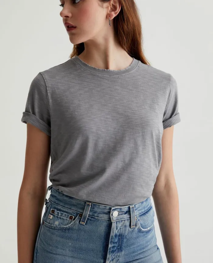 AG Jeans Jagger Crew 5 Years Ink Stone Women Tees and Tanks AG Jeans Jagger Crew 5 Years Ink Stone Women Tees and Tanks