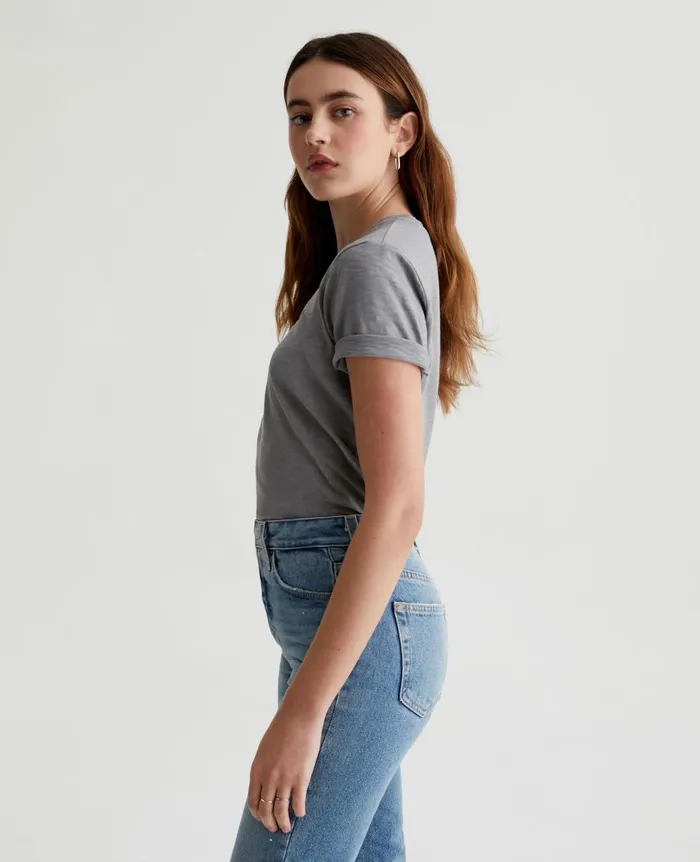 AG Jeans Jagger Crew 5 Years Ink Stone Women Tees and Tanks AG Jeans Jagger Crew 5 Years Ink Stone Women Tees and Tanks