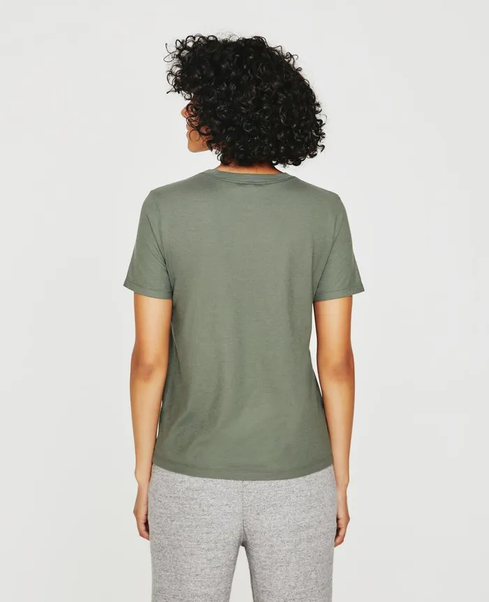 AG Jeans Jagger Crew Hunter Sage Women Tees and Tanks AG Jeans Jagger Crew Hunter Sage Women Tees and Tanks