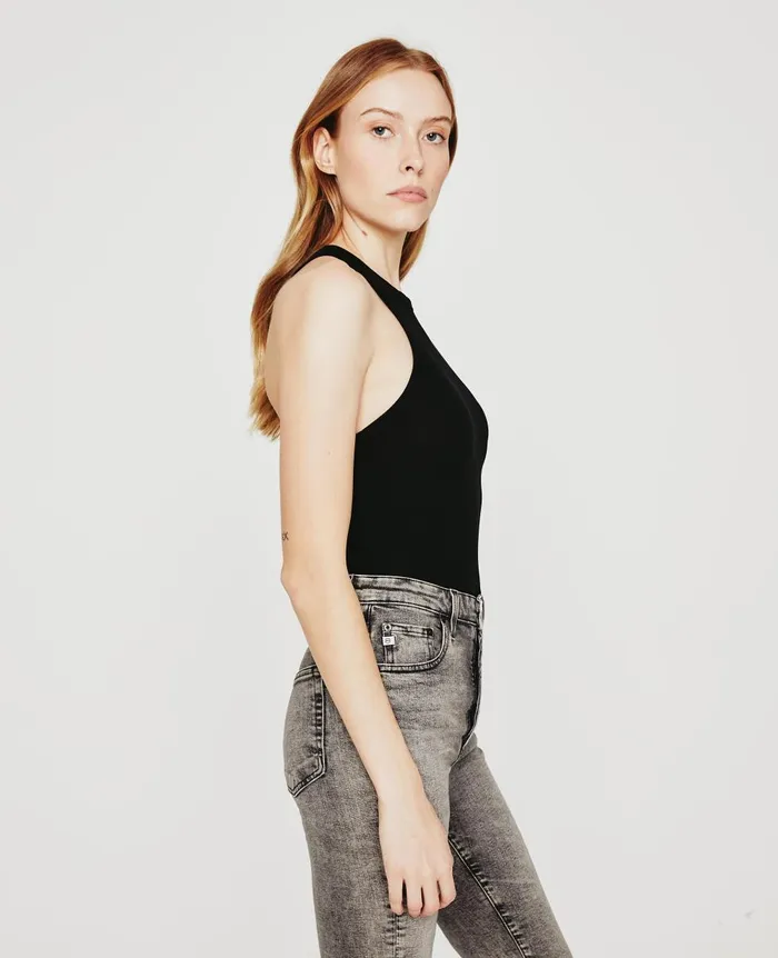 AG Jeans Orso Tank True Black Women Tees and Tanks AG Jeans Orso Tank True Black Women Tees and Tanks