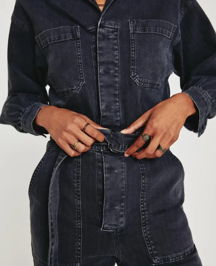 AG Jeans Ryleigh Jumpsuit Sulfur Black Women Dresses and More AG Jeans Ryleigh Jumpsuit Sulfur Black Women Dresses and More