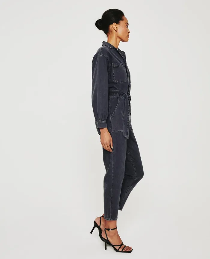 AG Jeans Ryleigh Jumpsuit Sulfur Black Women Dresses and More AG Jeans Ryleigh Jumpsuit Sulfur Black Women Dresses and More