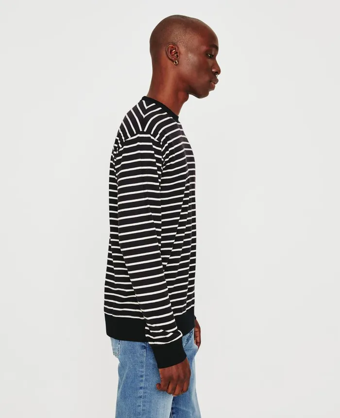 AG Jeans Wesley Pullover True Blackivory Dust Men Sweatshirts AG Jeans Wesley Pullover True Blackivory Dust Men Sweatshirts
