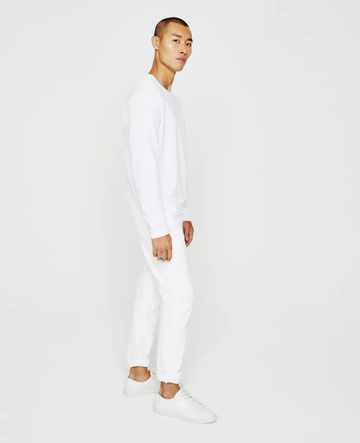 AG Jeans Wesley Pullover True White Men Sweatshirts AG Jeans Wesley Pullover True White Men Sweatshirts