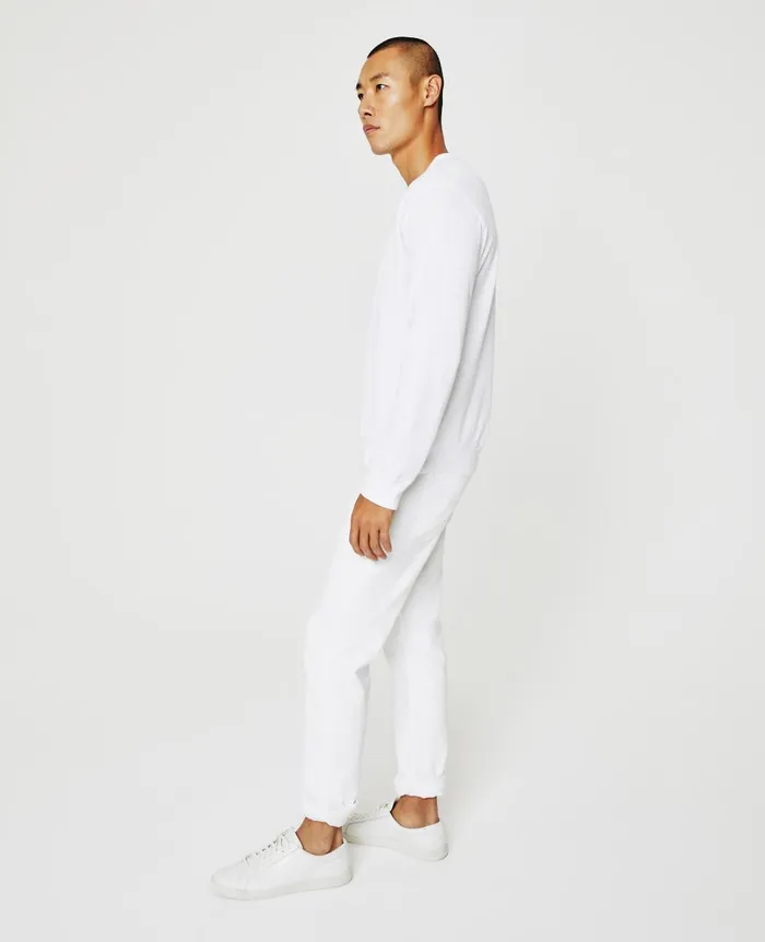 AG Jeans Wesley Pullover True White Men Sweatshirts AG Jeans Wesley Pullover True White Men Sweatshirts