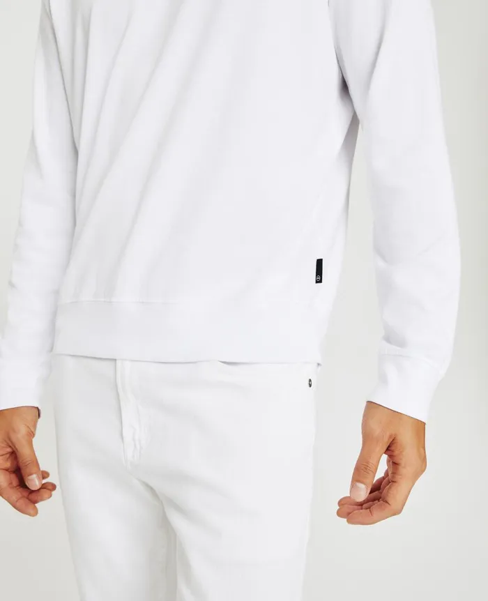 AG Jeans Wesley Pullover True White Men Sweatshirts AG Jeans Wesley Pullover True White Men Sweatshirts