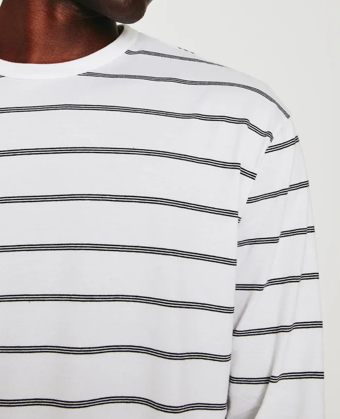 AG Jeans Wesley Pullover True Whitetrue Black Men Tees AG Jeans Wesley Pullover True Whitetrue Black Men Tees