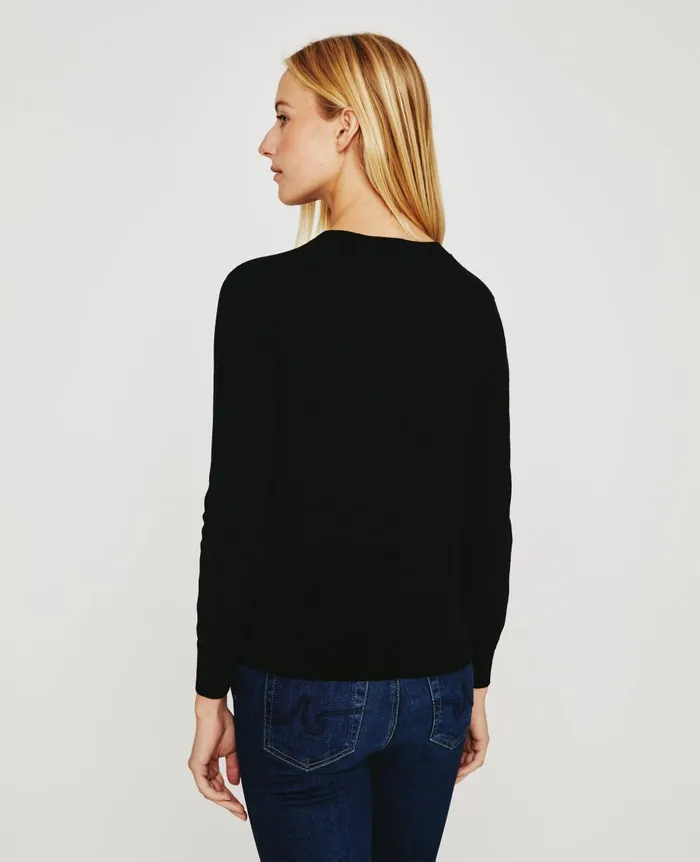 AG Jeans Zuri Crew True Black Women Tops and Shirts AG Jeans Zuri Crew True Black Women Tops and Shirts