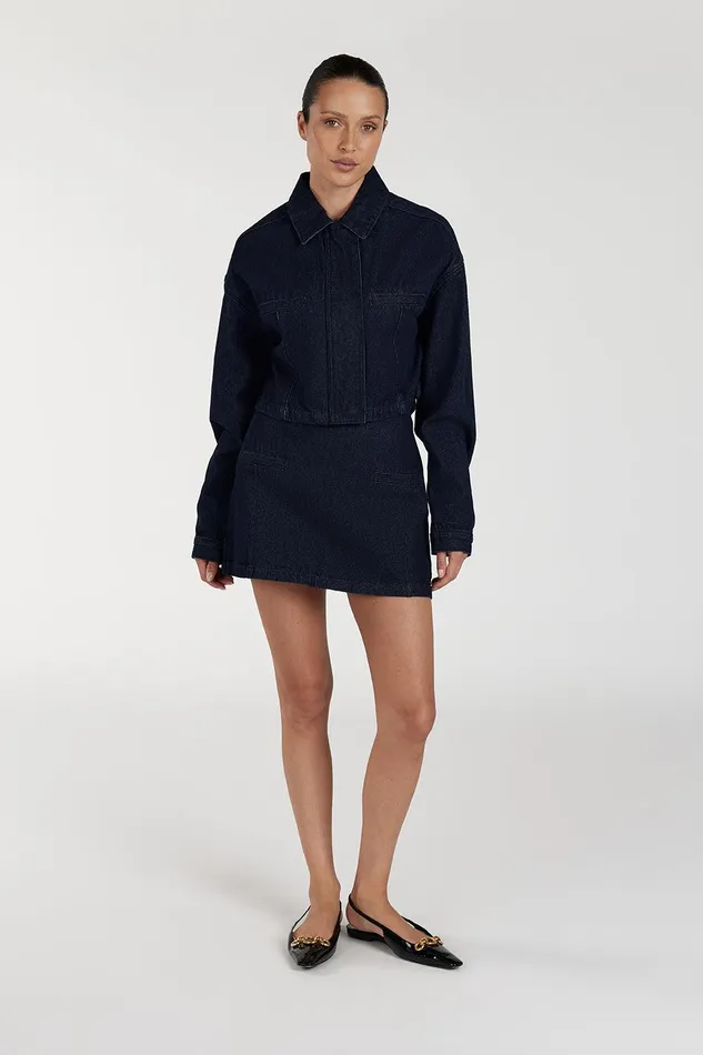 ALBERTA INDIGO DENIM JACKET Women DISSH The Gift Shop