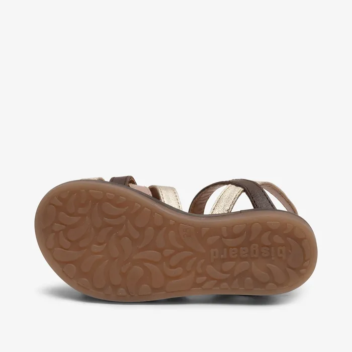 aline brown Brown KIDS Sandals bisgaardshoes