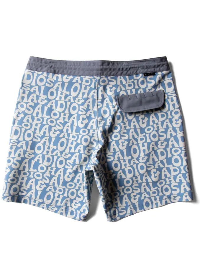 Aloha and Adios 175quot Boardshort Dusk Men Vissla Boardshorts