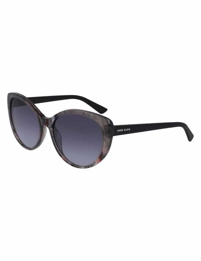 Anne Klein CatEye Sunglasses Smoke Horn Women Accessories