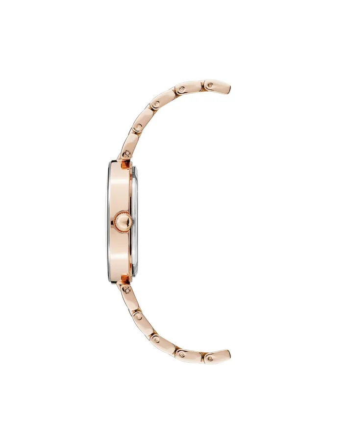 Anne Klein Diamond Dial Bracelet Watch Rose Goldtone Women Watches 038 Jewelry