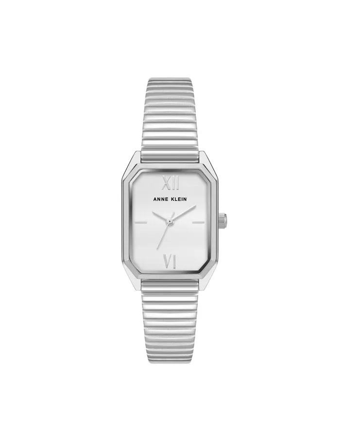 Anne Klein Iconic Octagonal Case Bracelet Watch Silvertone Women Watches 038 Jewelry