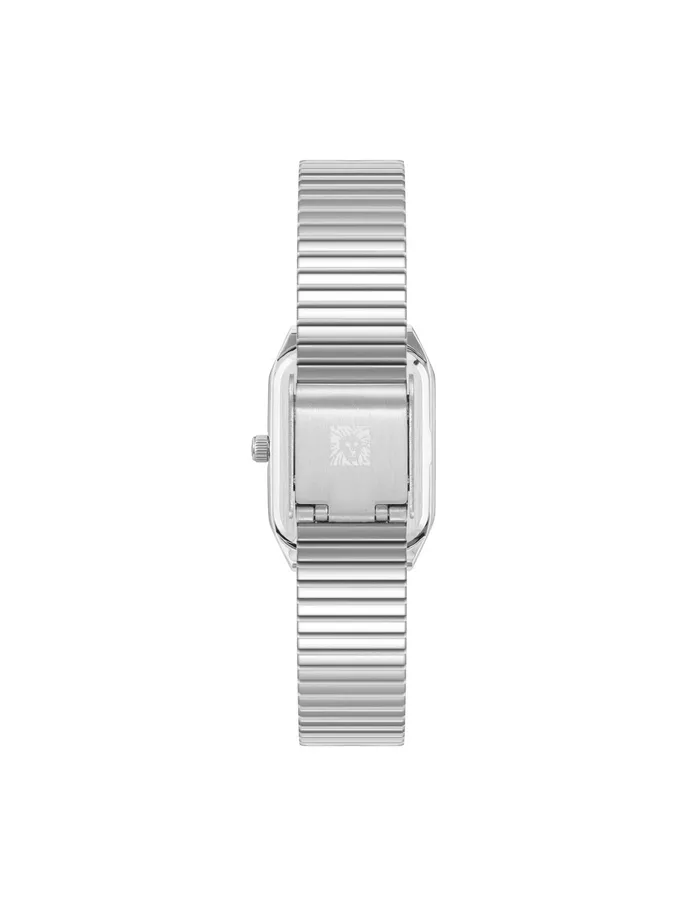 Anne Klein Iconic Octagonal Case Bracelet Watch Silvertone Women Watches 038 Jewelry