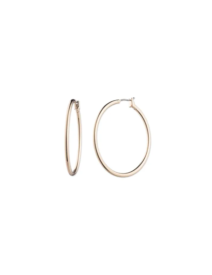 Anne Klein Large GoldTone Hoop Earrings Goldtone Women Watches 038 Jewelry