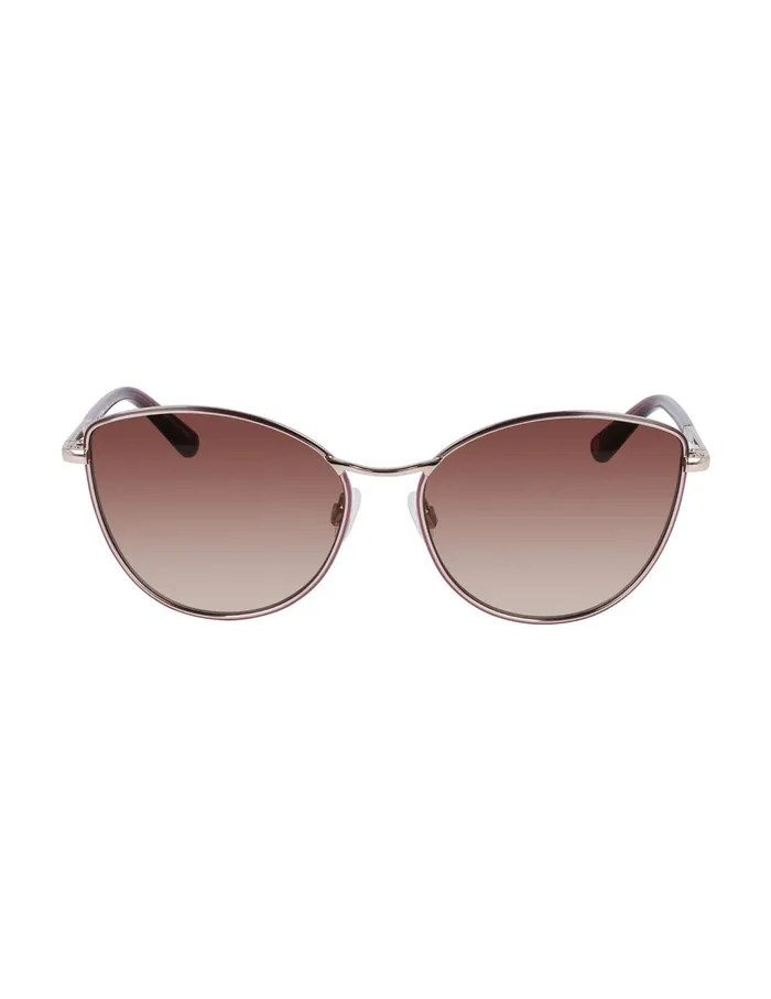 Anne Klein Metal Cateye Sunglasses Rose Gold Women Accessories
