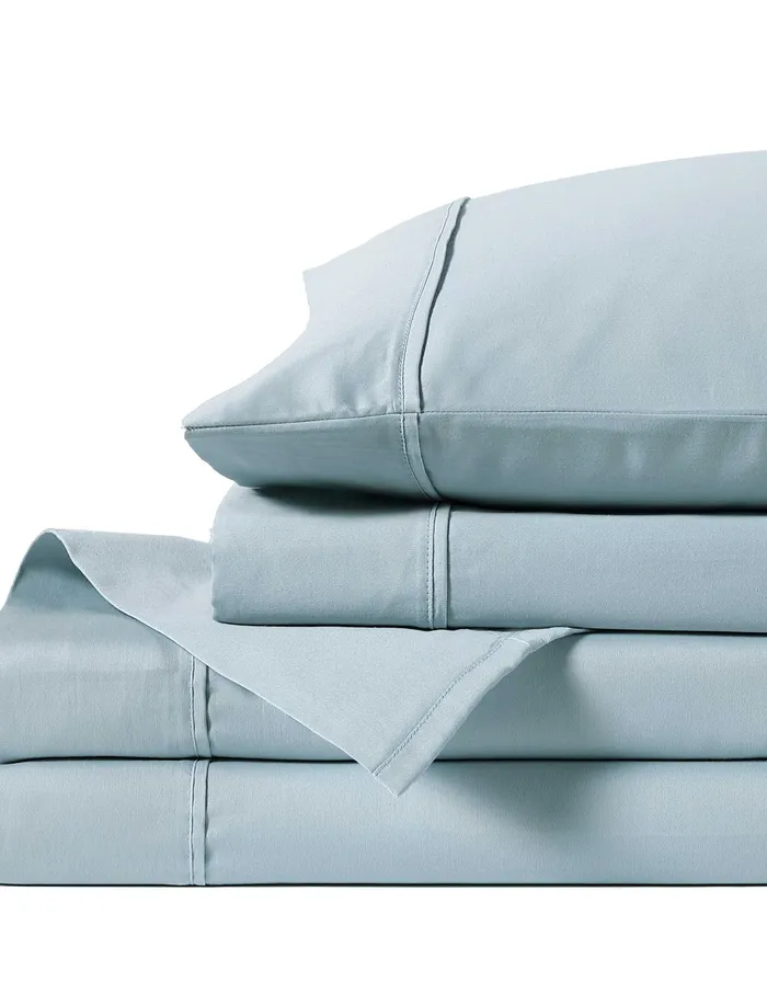 Anne Klein Reverie AntiMicrobial Sheet Set Bluegrey Women Home