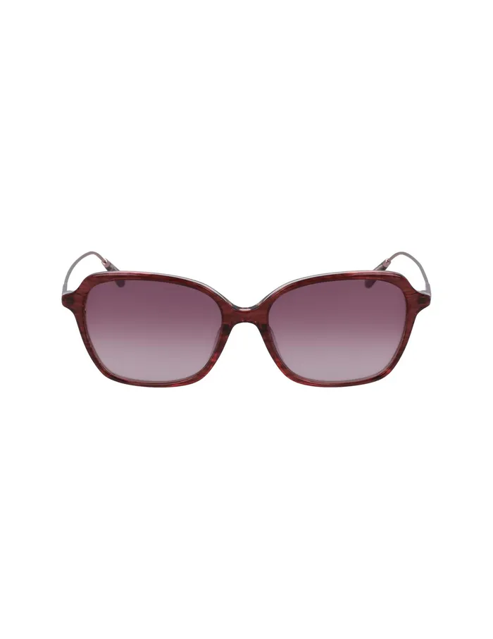 Anne Klein Rounded Square Sunglasses Merlot Women Accessories