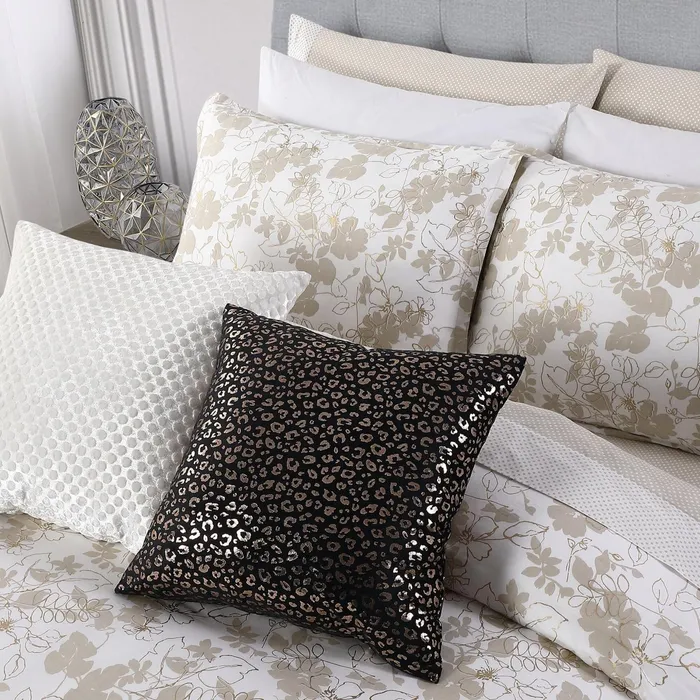 Anne Klein Simsbury Floral Comforter Set Gold Women Home