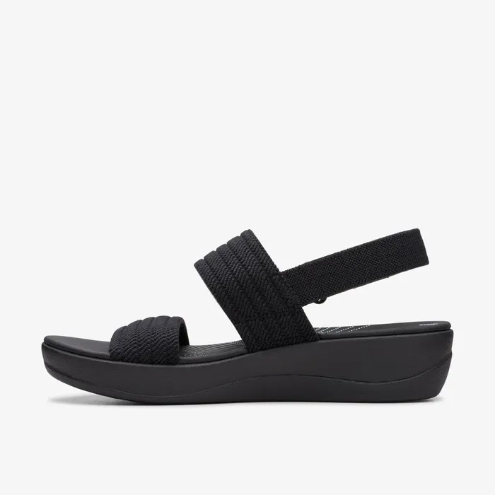 Arla Stroll Black Women Clarks Sandals and Flip Flops