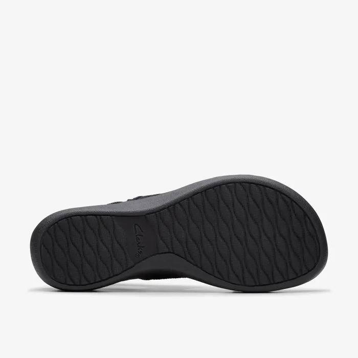 Arla Stroll Black Women Clarks Sandals and Flip Flops