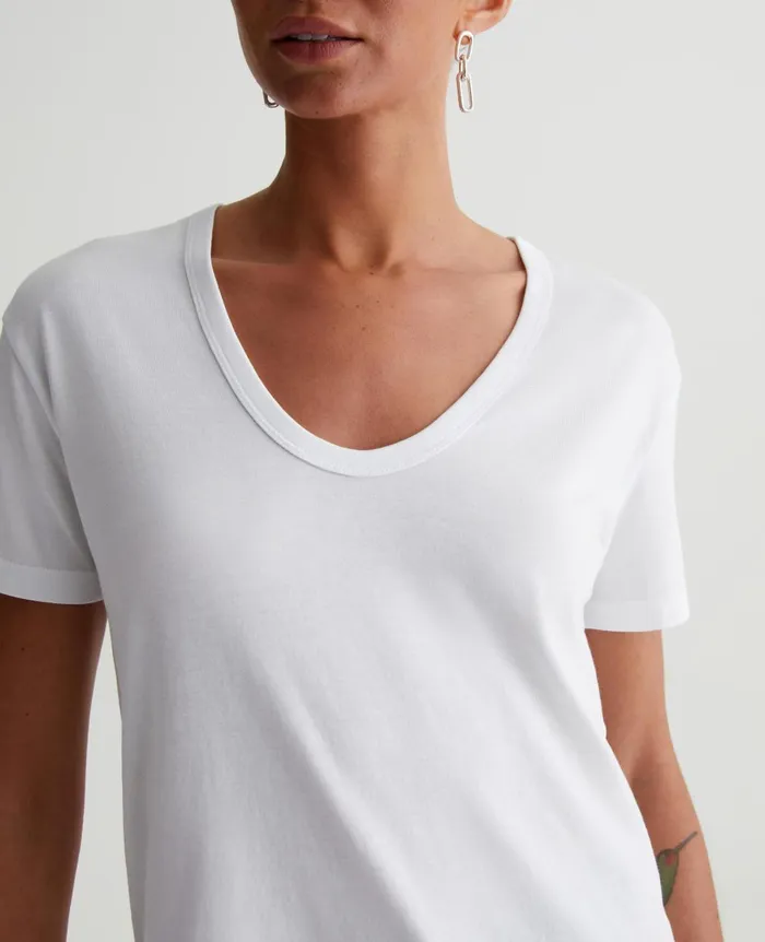 Aspen U True White Women AG Jeans Tees and Tanks Aspen U True White Women AG Jeans Tees and Tanks