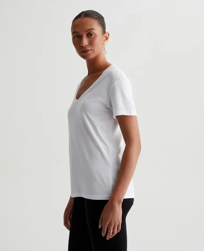 Aspen U True White Women AG Jeans Tees and Tanks Aspen U True White Women AG Jeans Tees and Tanks