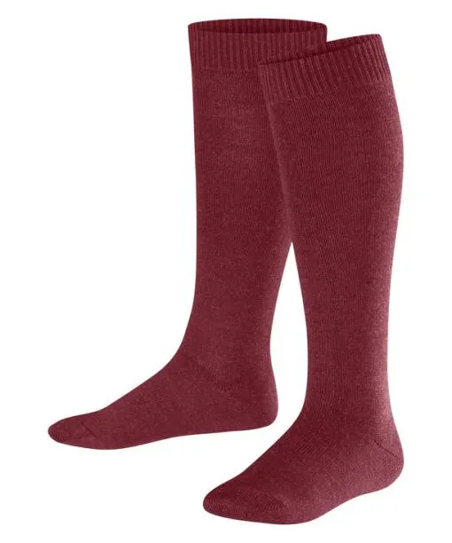 Babies and Kids Comfort Wool Kids Kneehigh Socks Ruby FALKE Knee High Socks