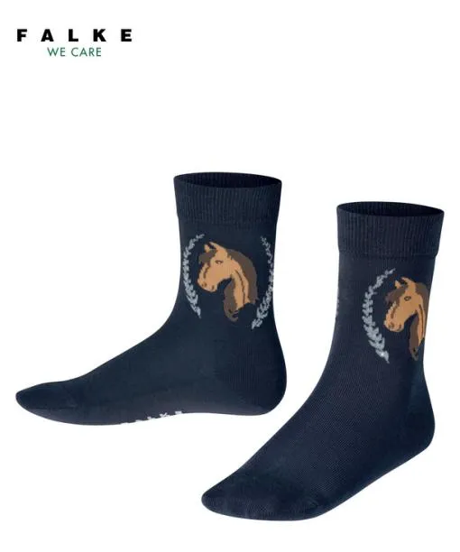 Babies and Kids Horse Kids Socks Marine FALKE Socks