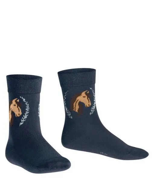 Babies and Kids Horse Kids Socks Marine FALKE Socks